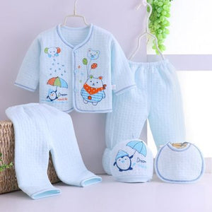 Baby Warm Underwear Five Piece Set: The Perfect Winter Essential